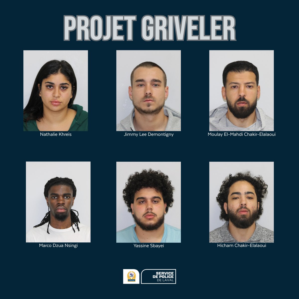 𝗣𝗿𝗼𝗷𝗲𝘁 𝗚𝗿𝗶𝘃𝗲𝗹𝗲𝗿 🚓
Le SPL a procédé à l’arrestation de 6 individus dans le cadre du démantèlement d’un réseau de vols de véhicules destinés à l’exportation.
+  d'info : tinyurl.com/jxdss6ez