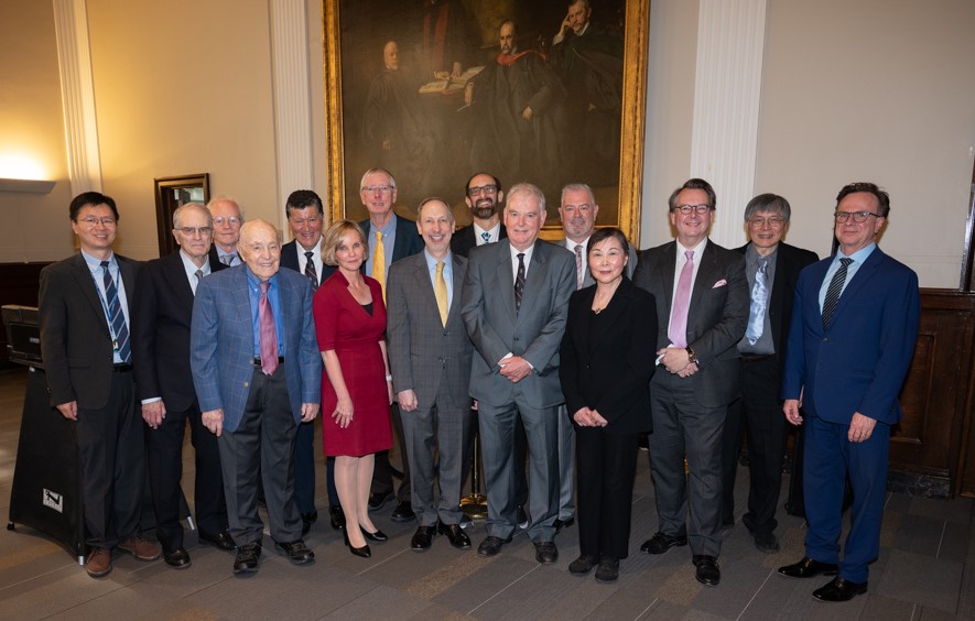 Hopkins_Rad's tweet image. Johns Hopkins faculty and guests recently celebrated the installation of Dr. Peter Barker to the Jonathan S. Lewin, M.D. Professorship in the Department of Radiology. The professorship was established in 2025 to honor the pioneering work of Dr. Lewin and support the continued…