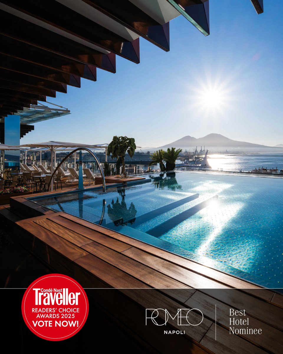 ROMEO_Hotels's tweet photo. We are proud to share that ROMEO Roma and ROMEO Napoli have been nominated for the prestigious 2025 Condé Nast Traveler’s Readers’ Choice Awards — in both the U.S. and U.K. editions — in the Best Hotel category! ✨
Vote and support us: https://t.co/pF2J1Px1l1 https://t.co/gTySWUOylr