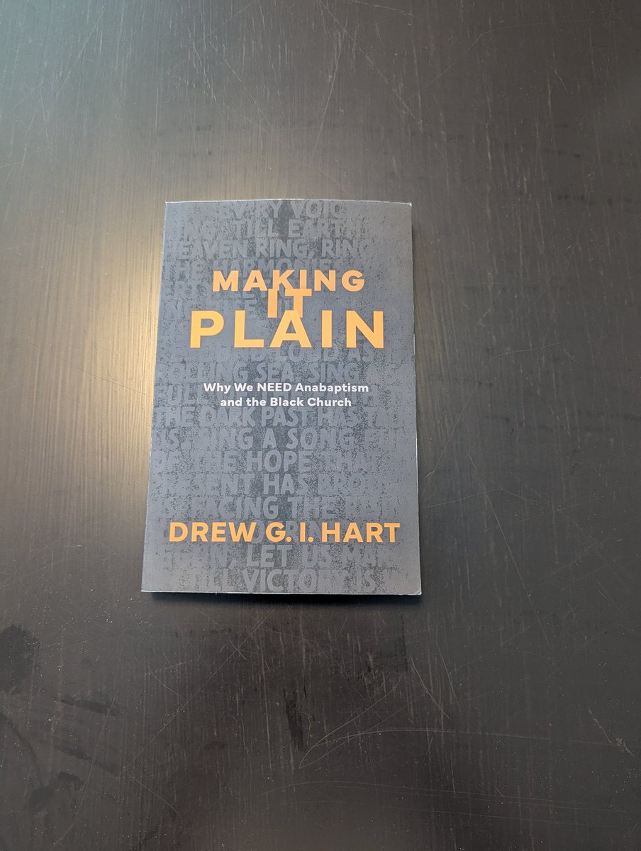 DruHart's tweet image. Reads for #Juneteenth
Trouble I’ve Seen: Changing the Way the Church Views Racism
Who Will Be A Witness?: Igniting Activism for God's Justice, Love, & Deliverance
Reparations & the Theological Disciplines
Making It Plain: Why We Need Anabaptism & the Black Church (preorder)
