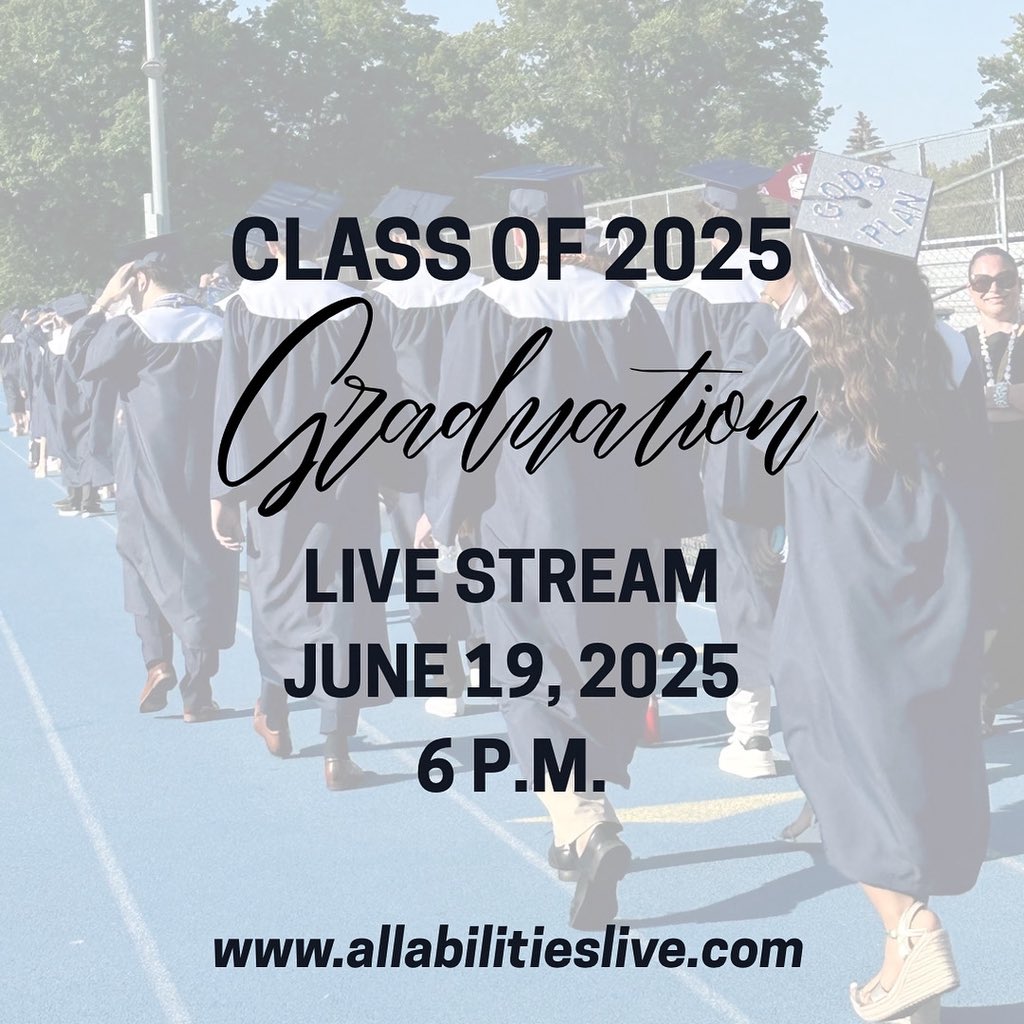 The Paramus High School Class of 2025 Graduation Ceremony will be live-streamed on Thursday, June 19 at 6 p.m. at allabilitieslive.com. Congratulations, PHS Class of 2025!! 💙🎓🤍

#paramuspride #phs #phsclassof2025 #classof2025