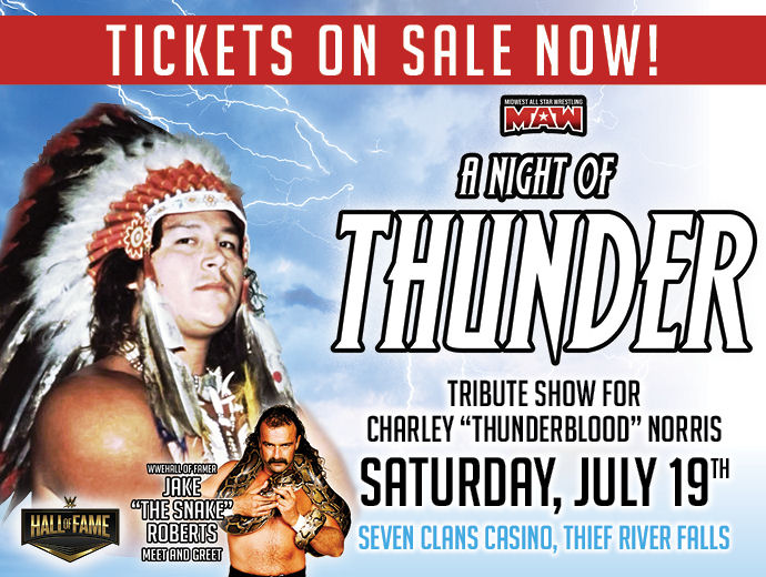 SamHoustonBrand's tweet image. Join me, my brother Jake "the Snake" Roberts and others as we pay tribute to my wrestling partner, friend and brother in spirit, Charley "Thunderblood" Norris on Saturday, July 19, 2025. We look forward to seeing y'all there!
Get your tickets here: sevenclanscasino.com/event/maw/…