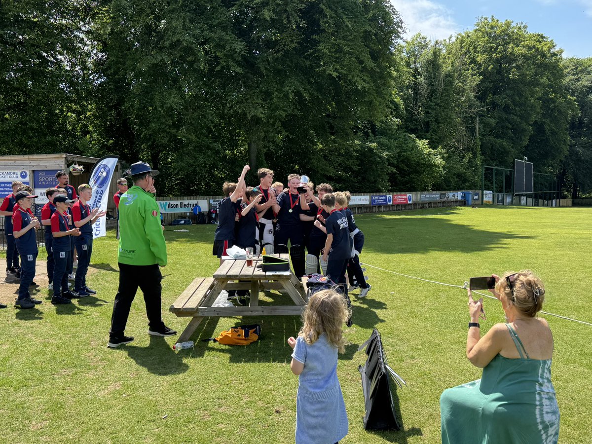1/2 Super Thursday Success!

Well done to our U12 Boys who won the Ulster Schools U12 Cup today beating Lisneal by 10 wkts. Wallace had beaten RBAI, Bangor GS &amp; Campbell to reach the final. CBooth 4 for 13 &amp; C Andrews 2 for 8 were the wicket takers &amp;