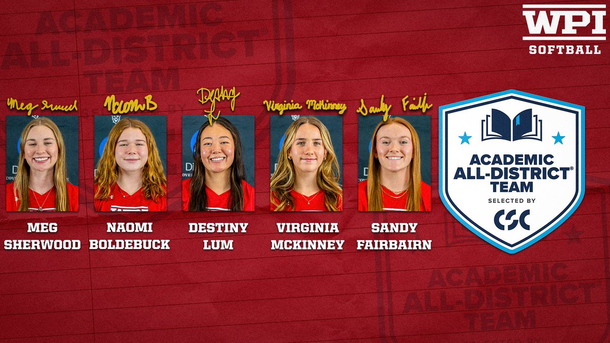 WPI Athletics (@wpiathletics) on Twitter photo Getting it done on and off the field ๐ค
.<a href="/WPISoftball/">WPI Softball</a> Boasts Five College Sports Communicators Academic All-District Selections ๐
Read for more โคต๏ธ
๐ฐ-tinyurl.com/4xc577bf
๐x๐ฅx๐
#GoatNation #d3sb Getting it done on and off the field ๐ค
.<a href="/WPISoftball/">WPI Softball</a> Boasts Five College Sports Communicators Academic All-District Selections ๐
Read for more โคต๏ธ
๐ฐ-tinyurl.com/4xc577bf
๐x๐ฅx๐
#GoatNation #d3sb