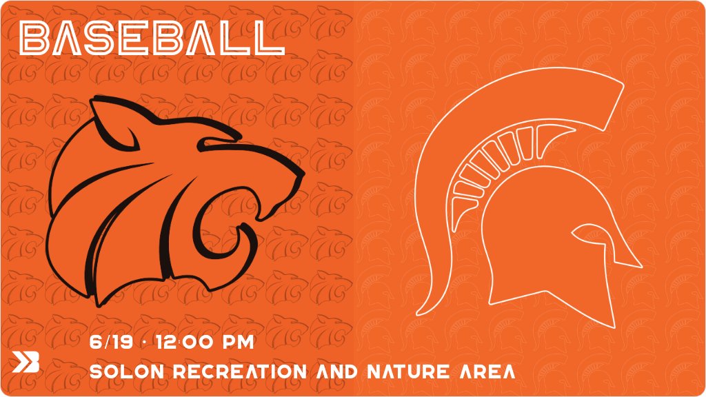 Baseball (Level 3) Game Day! - Check out the event preview for the The Grinnell Tigers vs The Solon Spartans. It starts at 12:00 PM and is at Solon Recreation and Nature Area Baseball Field. gobound.com/ia/ihsaa/baseb…