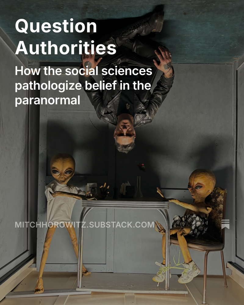 MitchHorowitz's tweet image. This article challenges a widespread premise in the social sciences: classifying belief in the paranormal as symptomatic or dysfunctional. It is written as a scholarly paper, structured and referenced in American Psychological Association (APA) style. You will find it in no…