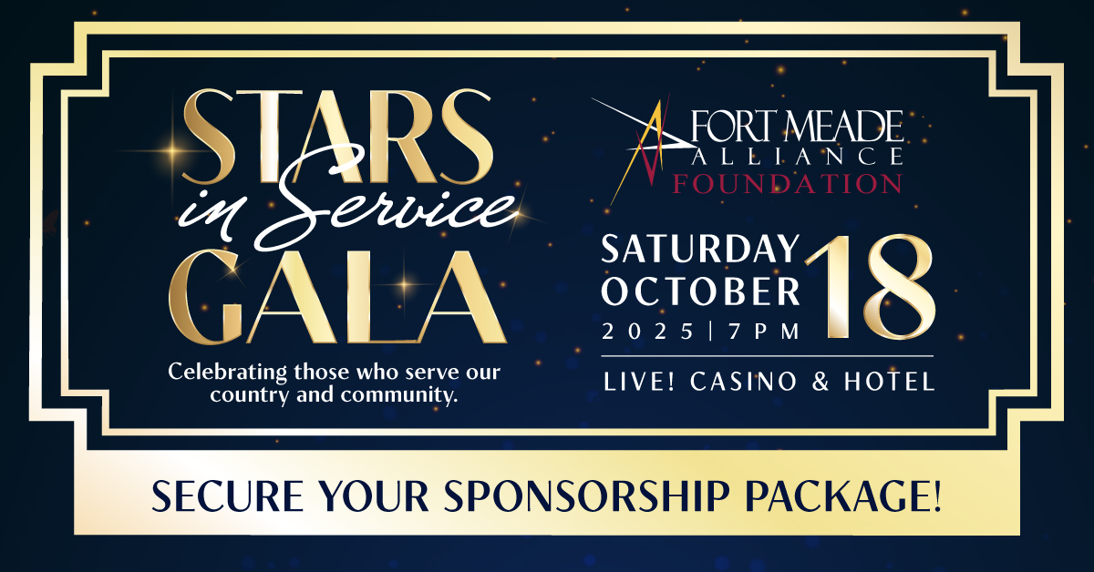 FtMeadeAlliance's tweet image. Have you secured a sponsorship for the #FMA Foundation 2025 Stars in Service Gala?
Proceeds from this special night ensure a thriving @FtMeadeMD Community.
Join the growing number of businesses who are supporting the #FortMeade community! ow.ly/3fCM50VbqkY