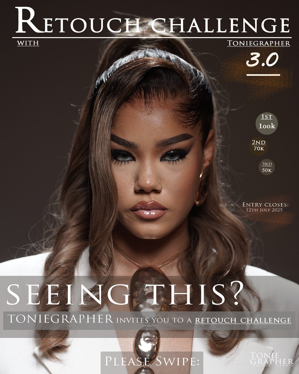 toniegrapher's tweet photo. RETOUCH CHALLENGE.        tag a Photographer✅✅ https://t.co/qhV0l6wI86