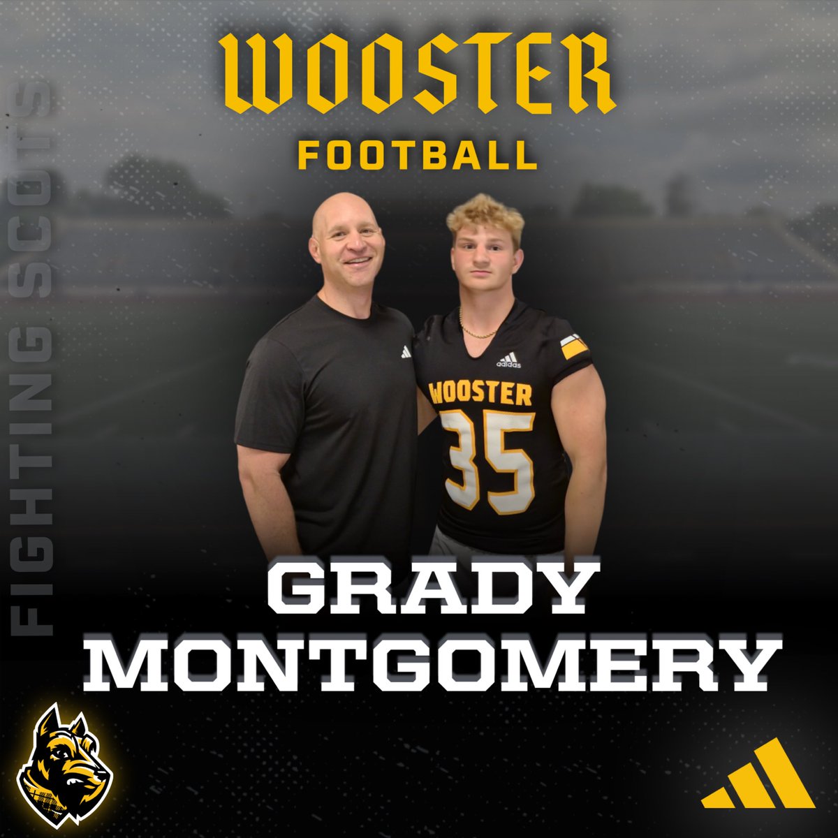 GradyMont35's tweet photo. Thank you for a great visit @WoosterFootball i enjoyed the day and talking ball @CoachTomblinCOW @CoachHolter thanks for the invite @JHSPolarBearsFB https://t.co/BH8BOHwOpH