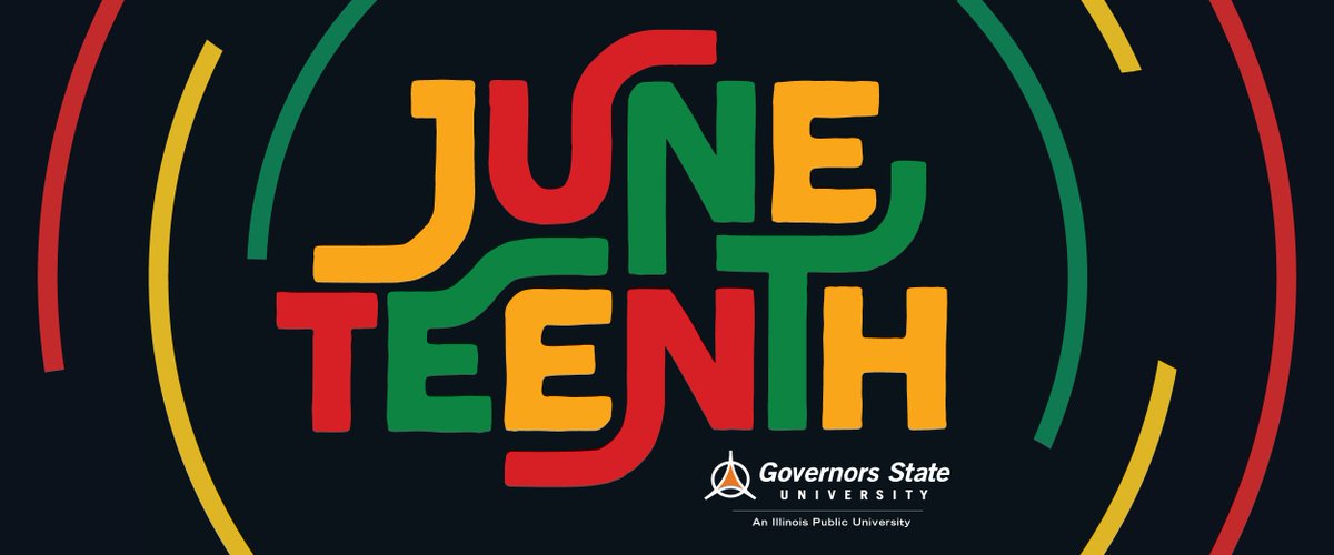 Celebrate Juneteenth! The #GovState campus is closed on Thursday, June 19, in observance of the holiday.