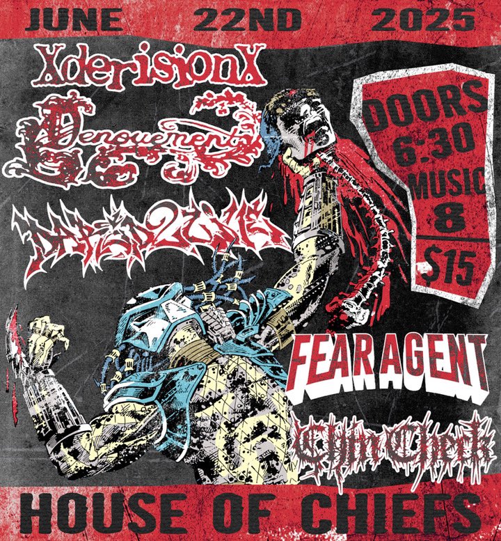 This weekend. A crusade in the name of the straight edge across the northeast. 

Friday 6/20: Emilio’s Pizza, Sterling, VA

Saturday 6/21: Gold Sounds matinee in Brooklyn with our friends Ferment. First Majunche show. 

Sunday 6/22: Baltimore, House of Chiefs