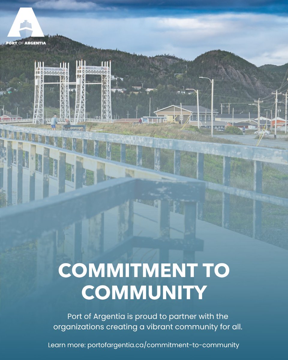 We’re proud to be part of a vibrant and growing region.
Our support for community initiatives reflects our long-term commitment to helping our region thrive culturally, economically, and socially. Learn more about how we stay connected to the community: portofargentia.ca/commitment-to-…