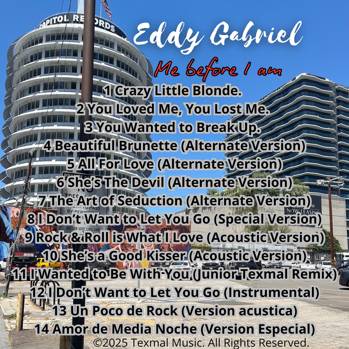 eddy_texmal's tweet photo. The photo shoot of this album was in Hollywood California, exactly on Vine Street, in front of Capitol Records building, walking on top of John Lennon’s, Paul McCartney’s, Ringo Starr’s and George Harrison’s stars. The album includes 14 songs. https://t.co/qjOmIWXA5f