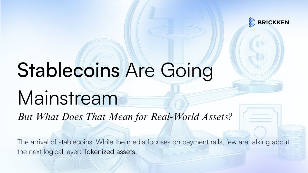 Stablecoins Are Going Mainstream, but What Does That Mean for Real-World Assets?

Stablecoins are going live across the financial stack, and while the headlines focus on payments, the real disruption is just beginning.

In our latest blog, we unpack why stablecoins aren’t just