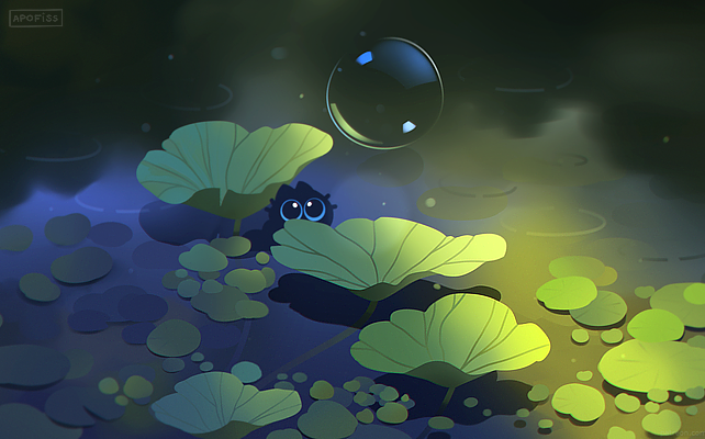 「New mobile wallpaper pack is now availab」|apofissのイラスト