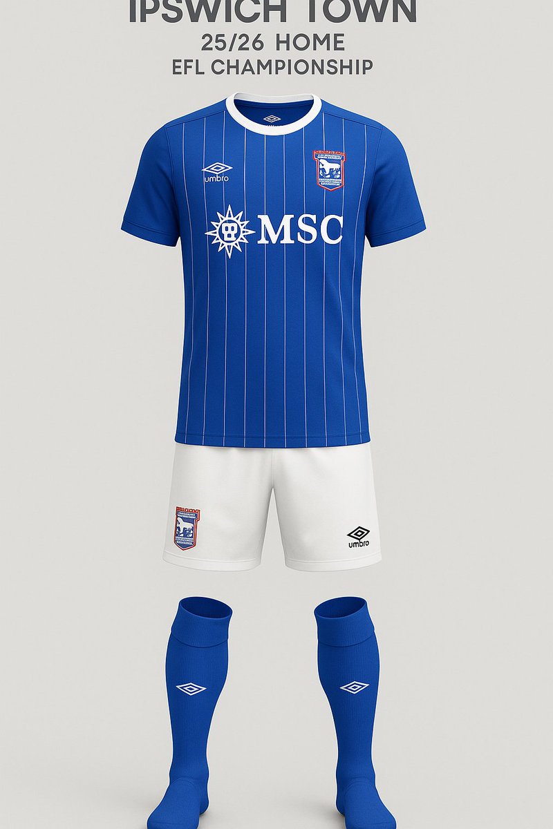JenJoITFC's tweet image. Asked ChatGPT to create the new kit for next season #itfc
Hopefully this is accurate