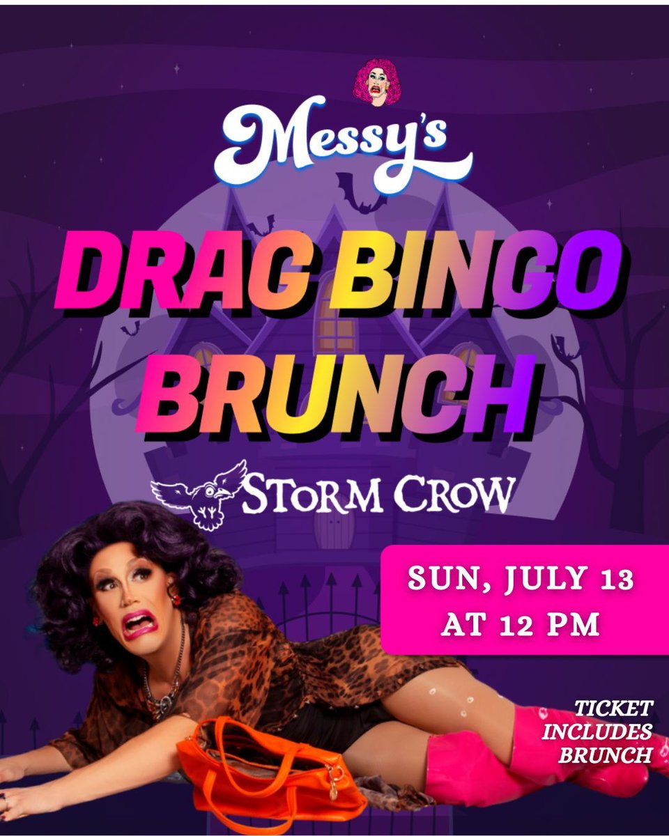 Summer Sundays are for DRAG and BRUNCH, baby! ☀️💅 
Join @messymargaretqueen on July 13 for the return of Drag Bingo Brunch at the Manor. Brunch is included, sass is inevitable, and you might just walk away with prizes 😉 

Grab your tickets before we run out of space!