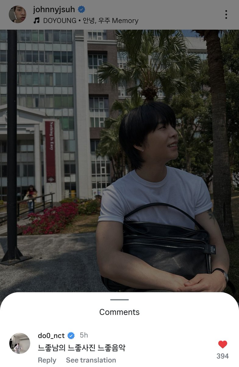 250619 johnnyjsuh Instagram

do0_nct : รูปภาพที่รู้สึกดี เพลงที่รู้สึกดี ของคนที่รู้สึกดี

#DOYOUNG #도영 #NCT127 <a href="/NCTsmtown_127/">NCT 127</a>