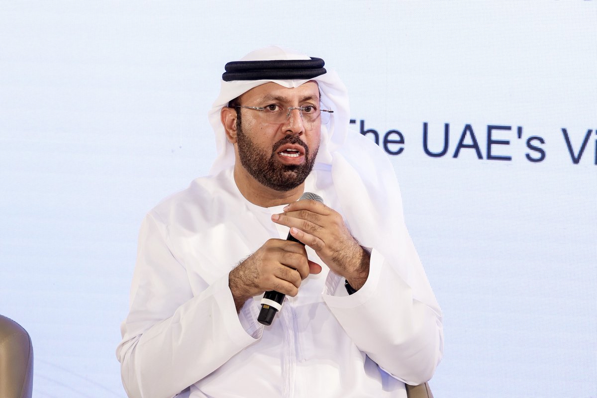 MBZUH's tweet photo. جانب من مشاركة الجامعة في الجلسة الرئيسية الأولى لجناح دولة الإمارات في معرض بكين الدولي للكتاب 2025 تحت عنوان الرؤية الإماراتية للتسامح والتعايش https://t.co/JWwphN4Haj