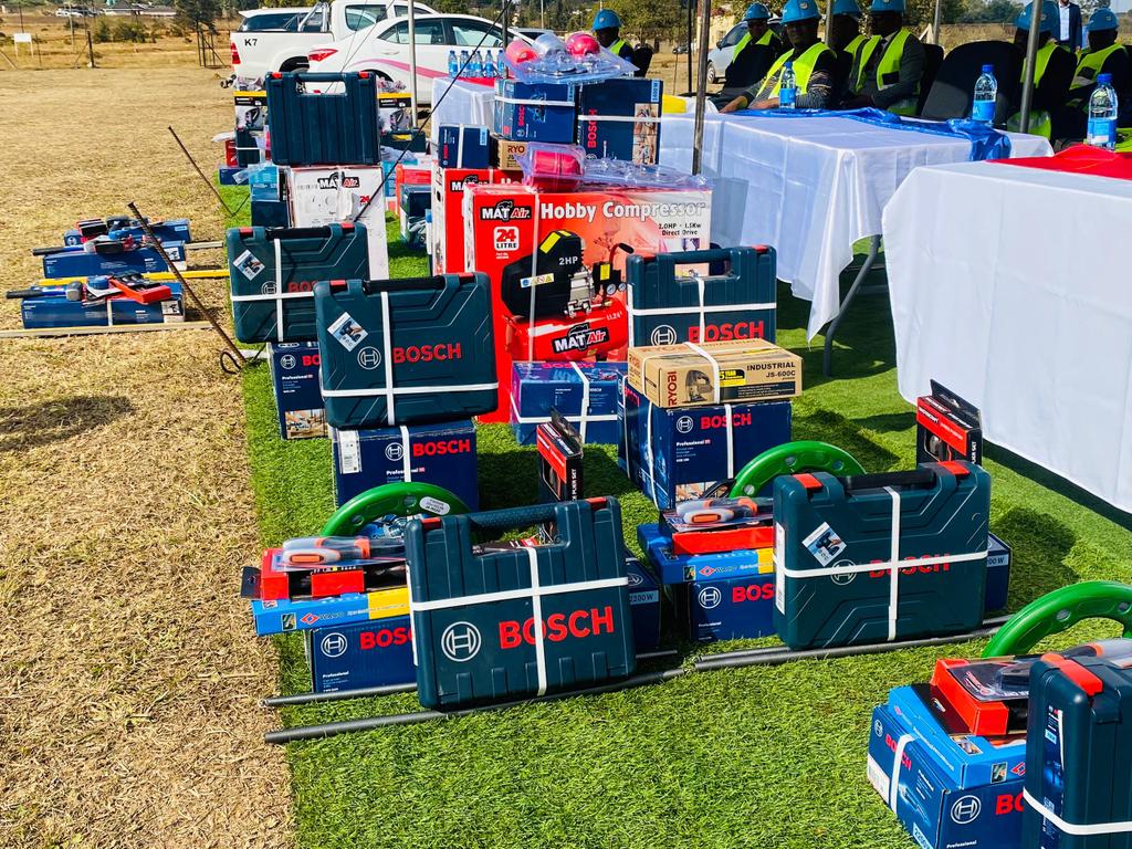 The Ministry of Sport, Culture and Youth Affairs, through the Eswatini National Youth Council (ENYC), has today handed over toolkits to young artisans under the Manzini region during the launch of the TVET Toolkit Distribution programme.