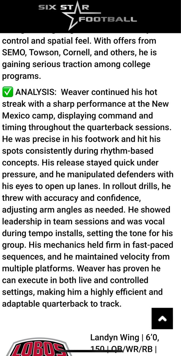 Bodey Weaver (@bodeyweaver) on Twitter photo Thank you for the write up and analysis <a href="/sixstarfootball/">Six Star Football | PLUS+</a>. 63 days until season kickoff! Letās Go <a href="/RecruitCville/">Recruit CHHS Football</a> <a href="/CHHS_FOOTBALL/">CHHS Football</a> <a href="/Coach_JSnyder/">Jeremy Snyder</a> <a href="/_Jerry_Edwards/">Jerry Edwards</a> <a href="/CoachKitchens_/">Micah Kitchens</a> <a href="/dctf/">Dave Campbell's ā TexasFootball.com</a> <a href="/Matt_Stepp817/">Matt Stepp</a> <a href="/CoachKeith11/">Mike Keith</a> <a href="/QBHitList/">QBHitList.com</a> <a href="/Elite11/">Elite11</a> <a href="/940Elite/">940 Elite</a> <a href="/ProfessorDiggs/">Matt Diggs</a> <a href="/CoachBehrends/">Adam Behrends</a> <a href="/Coach_Eck/">Jason Eck</a> Thank you for the write up and analysis <a href="/sixstarfootball/">Six Star Football | PLUS+</a>. 63 days until season kickoff! Letās Go <a href="/RecruitCville/">Recruit CHHS Football</a> <a href="/CHHS_FOOTBALL/">CHHS Football</a> <a href="/Coach_JSnyder/">Jeremy Snyder</a> <a href="/_Jerry_Edwards/">Jerry Edwards</a> <a href="/CoachKitchens_/">Micah Kitchens</a> <a href="/dctf/">Dave Campbell's ā TexasFootball.com</a> <a href="/Matt_Stepp817/">Matt Stepp</a> <a href="/CoachKeith11/">Mike Keith</a> <a href="/QBHitList/">QBHitList.com</a> <a href="/Elite11/">Elite11</a> <a href="/940Elite/">940 Elite</a> <a href="/ProfessorDiggs/">Matt Diggs</a> <a href="/CoachBehrends/">Adam Behrends</a> <a href="/Coach_Eck/">Jason Eck</a>