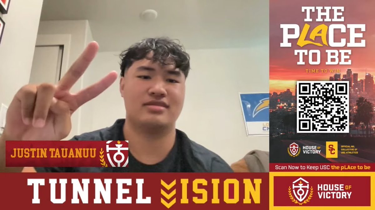 Ryan Abraham (@insidetroy) on Twitter photo Here's our chat with #USC OL <a href="/JustinTauanuu/">Justin Tauanuu</a> talking about coming off the bench to play left tackle in the Las Vegas Bowl and battling this spring for the starting right tackle spot. Thanks to <a href="/houseof_victory/">House of Victory</a> for setting this up!
Watch/listen here: 247sports.com/college/usc/ar… Here's our chat with #USC OL <a href="/JustinTauanuu/">Justin Tauanuu</a> talking about coming off the bench to play left tackle in the Las Vegas Bowl and battling this spring for the starting right tackle spot. Thanks to <a href="/houseof_victory/">House of Victory</a> for setting this up!
Watch/listen here: 247sports.com/college/usc/ar…