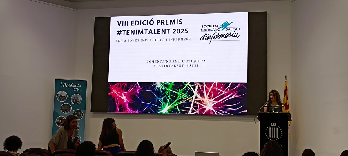 Jordi TORRALBAS (@jordidue) on Twitter photo Avui presents en la jornada #tenimtalent de la #scbi 2025.
Talent infermer jove!
Obre l'acte la Dra. Llum Veiga <a href="/llumveiga/">Llum Veiga 🎗️</a> amb una emotiva reflexió sobre la professió infermera.
Genial <a href="/bookynur/">Núria Codina</a> com a mestra de cerimònies! Avui presents en la jornada #tenimtalent de la #scbi 2025.
Talent infermer jove!
Obre l'acte la Dra. Llum Veiga <a href="/llumveiga/">Llum Veiga 🎗️</a> amb una emotiva reflexió sobre la professió infermera.
Genial <a href="/bookynur/">Núria Codina</a> com a mestra de cerimònies!