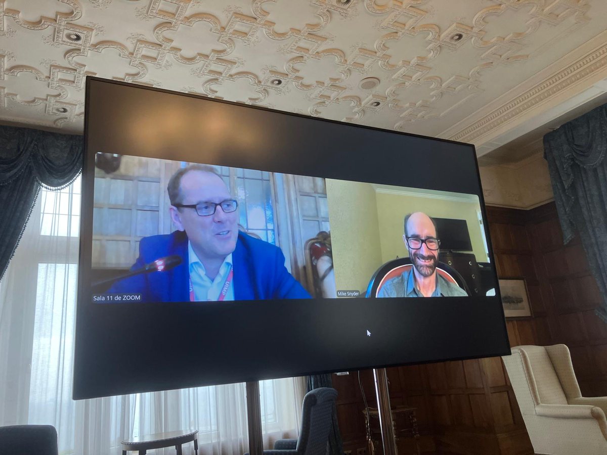 Diego Clemente's lab (@drdiegoclemente) on Twitter photo Afternoon session talking about genetics, aging, AI, and neurodegenerative diseases with <a href="/SnyderShot/">Michael Snyder, PhD</a> . A truly privilege listening to his research. Thank you for accepting our invitation to be speaker at #EM_UIMP25
<a href="/UIMP/">UIMP</a> <a href="/StandfordUnive1/">Standford University</a> Afternoon session talking about genetics, aging, AI, and neurodegenerative diseases with <a href="/SnyderShot/">Michael Snyder, PhD</a> . A truly privilege listening to his research. Thank you for accepting our invitation to be speaker at #EM_UIMP25
<a href="/UIMP/">UIMP</a> <a href="/StandfordUnive1/">Standford University</a>