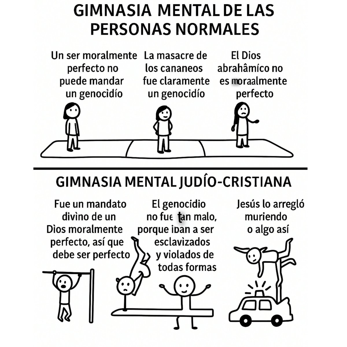 Es fácil distinguir a los tontos maromeros.