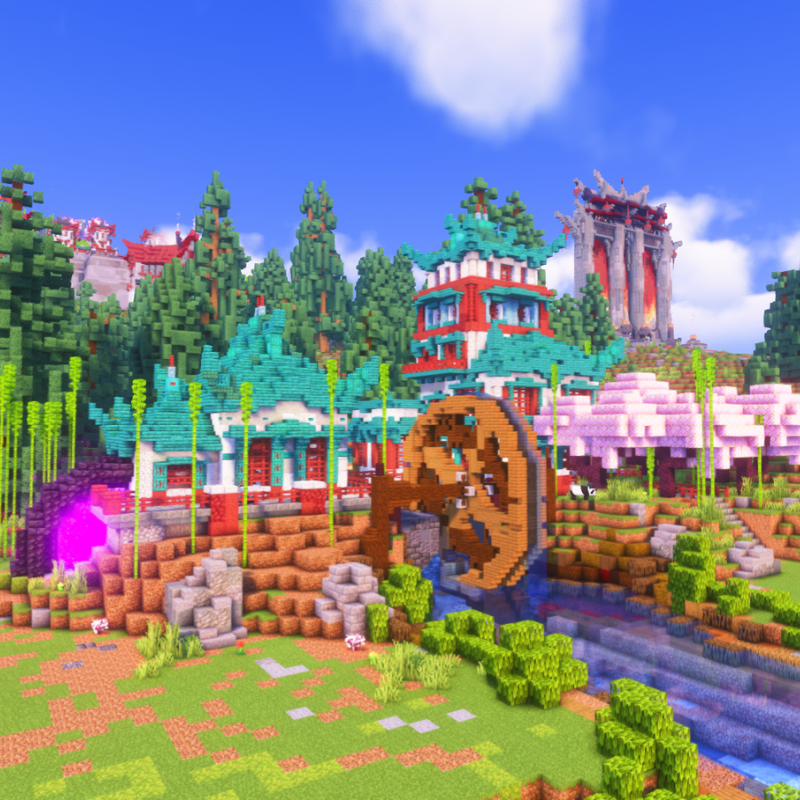 I made a Fantasy Japanese Watermill in Kingdom of Galekin.

#minecraft #minecraftbuilds