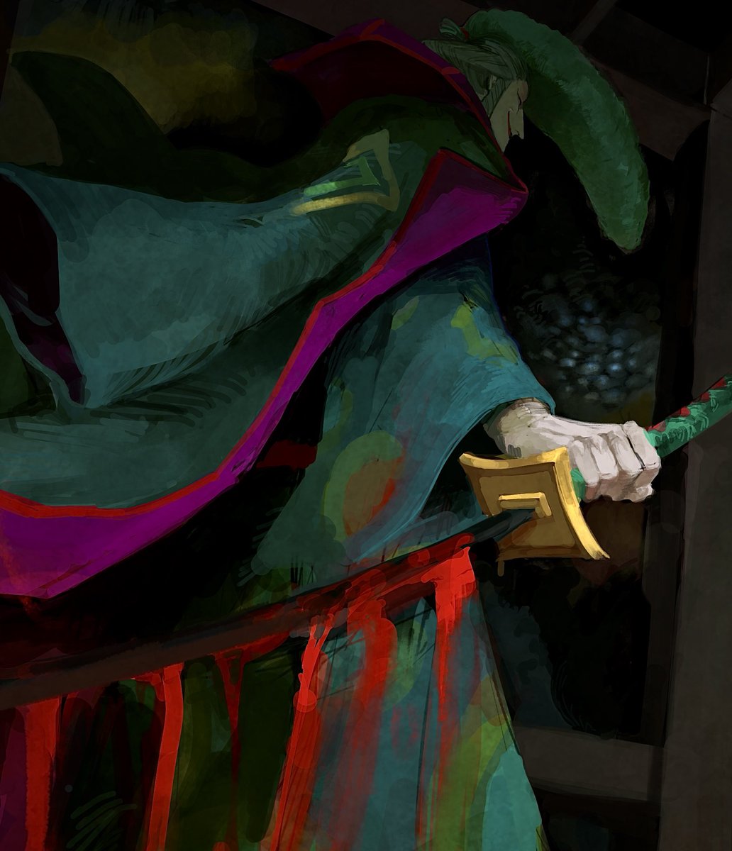 去年描いてて没った親分です。