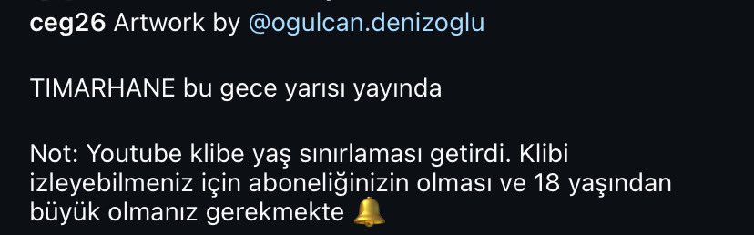 Ceg'in "Tımarhane" isimli protest şarkısı daha çıkmadan yaş sınırlaması yemiş..