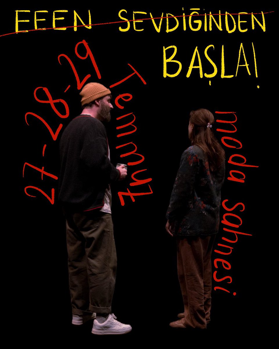 EN SEVDİĞİNDEN BAŞLA

Haziran Ayı biletlerimizin tamamı tükenmiş. İlginize ve sevginize çok teşekkür ederiz. Çok mutluyuz💛 

Bu güzel enerjiyle yaz boyu sahnelerde karşılaşmaya birbirimize iyi gelmeye devam edelim🙏☀️

Tasarım: <a href="/aybalaerden/">aybala</a> ☀️