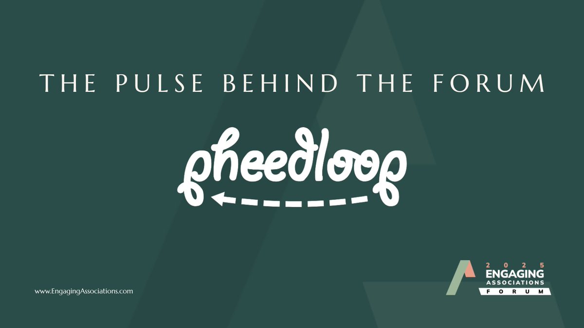 Mahoganey Jones (@mahoganeyjones) on Twitter photo Shoutout to <a href="/pheedloop/">PheedLoop: Virtual, On-Site, Hybrid Event Software</a> — the pulse of #EAF2025!
From registration to event management to the app, they power the entire experience.
Join us & see PheedLoop in action: engagingassociations.com
#PartnerSpotlight #EventTech #AssociationEvents Shoutout to <a href="/pheedloop/">PheedLoop: Virtual, On-Site, Hybrid Event Software</a> — the pulse of #EAF2025!
From registration to event management to the app, they power the entire experience.
Join us & see PheedLoop in action: engagingassociations.com
#PartnerSpotlight #EventTech #AssociationEvents