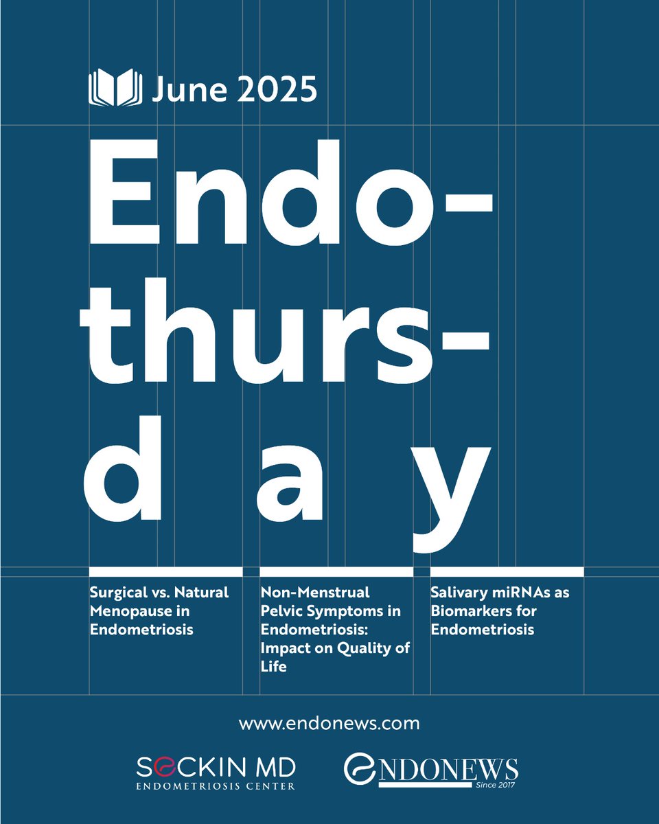 Here are the top 3 featured headlines in EndoThursday this week.

For in-depth insights on these topics, don’t forget to visit endonews.com 💬

#DrSeckin #EndometriosisCare #EndometriosisAwareness #endonews #endothursday