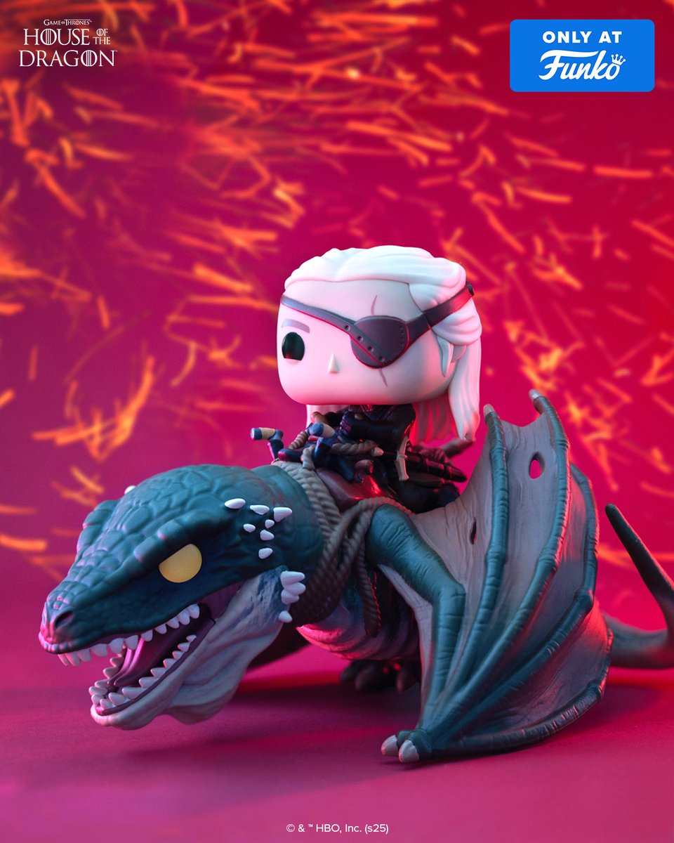 One eye. One ancient dragon. One terrifying ride. Aemond with Vhagar has landed—ready to unleash on your House of the Dragon collection. 🐉🔥 bit.ly/4e91VwX #Funko #FunkoPOP #HouseOfTheDragon #Aemond #Vhagar