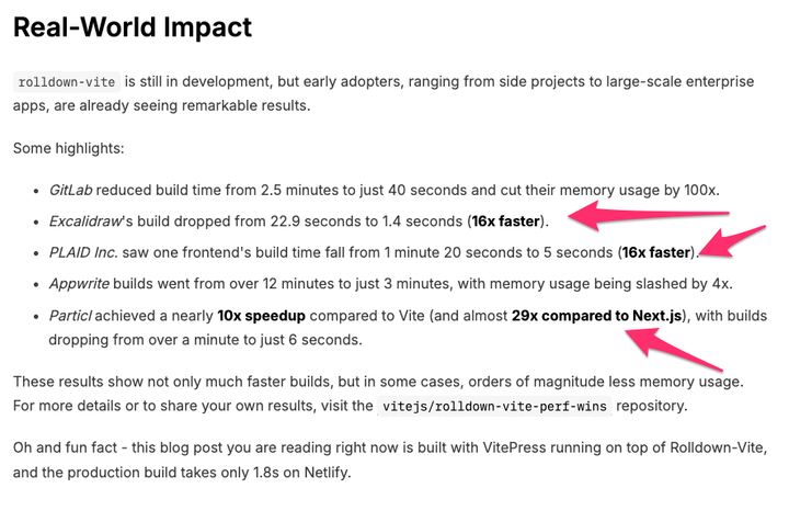 Vite is switching to a rust-based bundler and they're seeing 16x faster build times everywhere 🦀 voidzero.dev/posts/announci…
