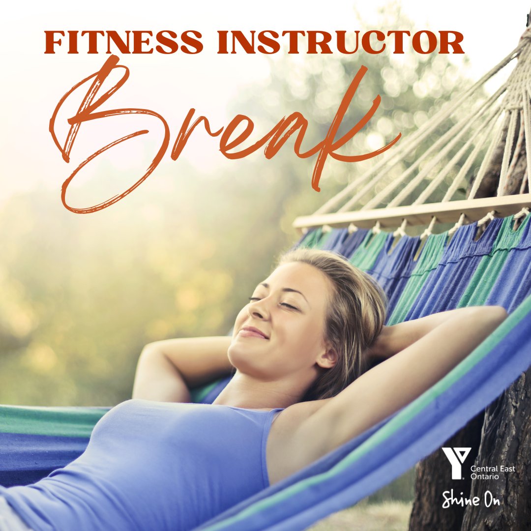 Our Belleville Branch fitness instructors will be taking a well-deserved rest next week! All formal fitness classes will be cancelled for the week of June 23–29. Thank you for your understanding.