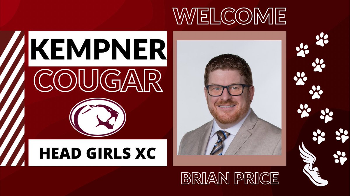 We are excited to announce one of our own Cougars to the athletic family. Please welcome Coach Price as Head Girls Cross Country. <a href="/KHS_Cougars/">Kempner High School</a> <a href="/Coach_DeGar/">Coach DeGar M.Ed</a> <a href="/FBISDAthletics/">Fort Bend ISD Athletics</a> <a href="/KempnerXC/">KempnerXC</a>