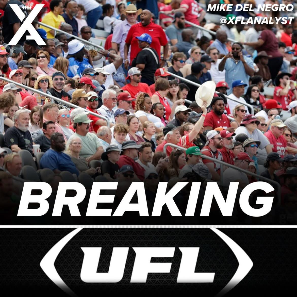 jkarpsportsfan1's tweet photo. BREAKING: 

Top UFL TV Markets from the 2025 season:

Birmingham, AL (1.6)
New Orleans, LA (1.4)
St. Louis, MO (1.3)
Dallas, TX (0.7)
Detroit, MI (0.7)
San Antonio, TX (0.7)
Nashville, TN (0.7)
Kansas City, MO (0.7)
Cincinnati, OH (0.7)
Milwaukee, WI (0.7)
Oklahoma City, OK (0.7)
Memphis, TN (0.7)

#UFL
