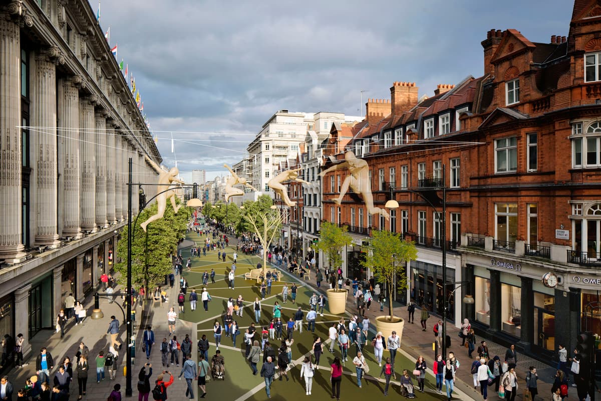 🚶‍♂️ Game-Changer: #London🇬🇧 Is Reimagining Oxford Street

Mayor <a href="/SadiqKhan/">Sadiq Khan</a> plans to pedestrianise 1.1 km from Oxford Circus to Marble Arch—transforming one of the world’s busiest (and most polluted) shopping streets into a vibrant, people-first space. 🧵