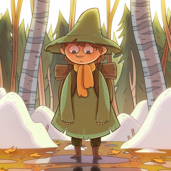 Snufkin is just a little guy.