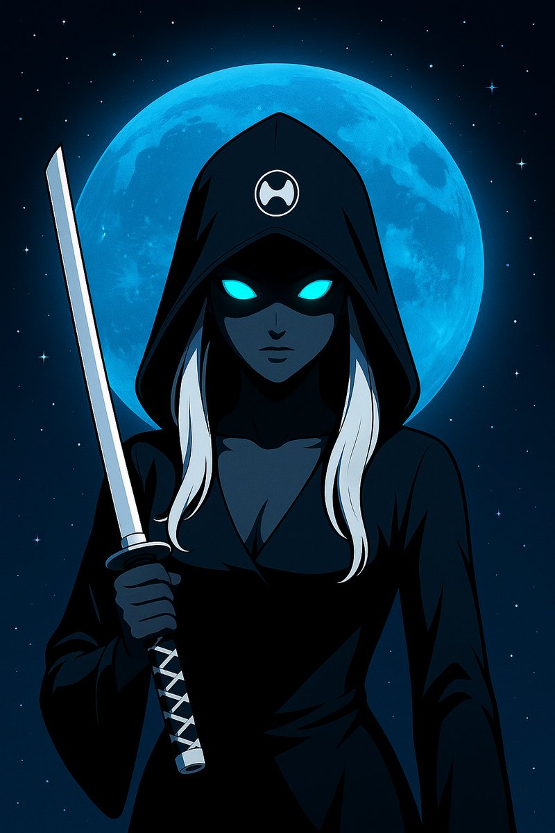 She steps forward, blade steady, eyes clear..

The night is vast, but she doesn’t flinch.

Because she knows:

 - This isn’t the end.

- It’s barely the beginning.

Soon, a new space will open.

A gathering place.

 A signal, only for those who stay watching... 👁️