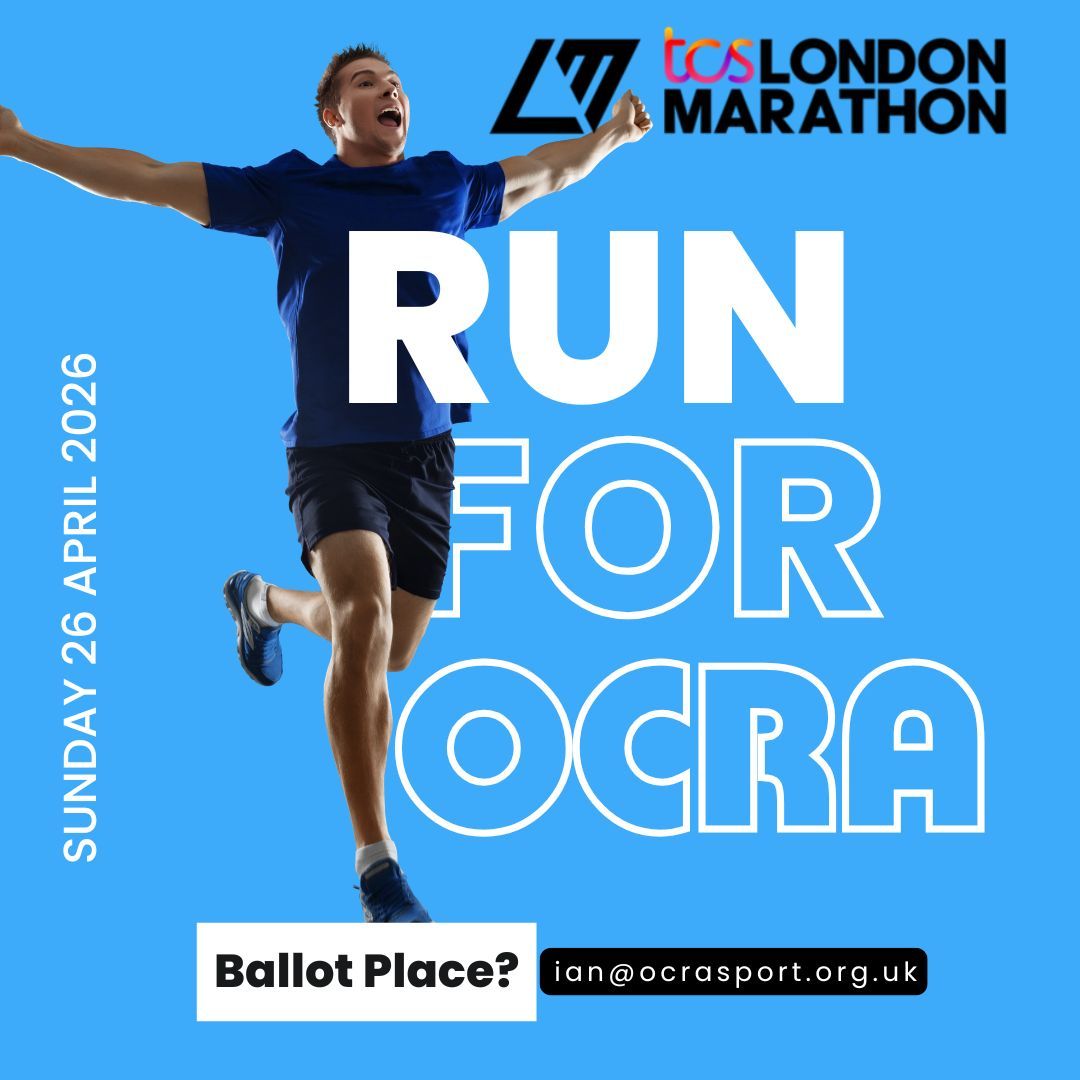 OCRA Sport (@ocrasport) on Twitter photo London Marathon 2026 Ballot Day!
Did you get in? If you were successful in the ballot did you know you can choose OCRA as a charity to raise money for?
Please email ian@ocrasport.org.uk if you can help OCRA by fundraising for the charity London Marathon 2026 Ballot Day!
Did you get in? If you were successful in the ballot did you know you can choose OCRA as a charity to raise money for?
Please email ian@ocrasport.org.uk if you can help OCRA by fundraising for the charity