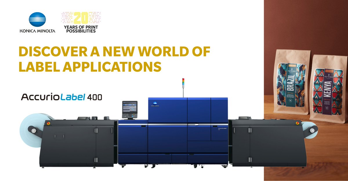 Consistency in print is non-negotiable. 

The AccurioLabel 400 integrates Konica Minolta’s Intelligent Quality Optimizer (IQ-520) to deliver real-time colour stability, precise registration, and automated calibration.

Learn more: hubs.li/Q03sT_PZ0