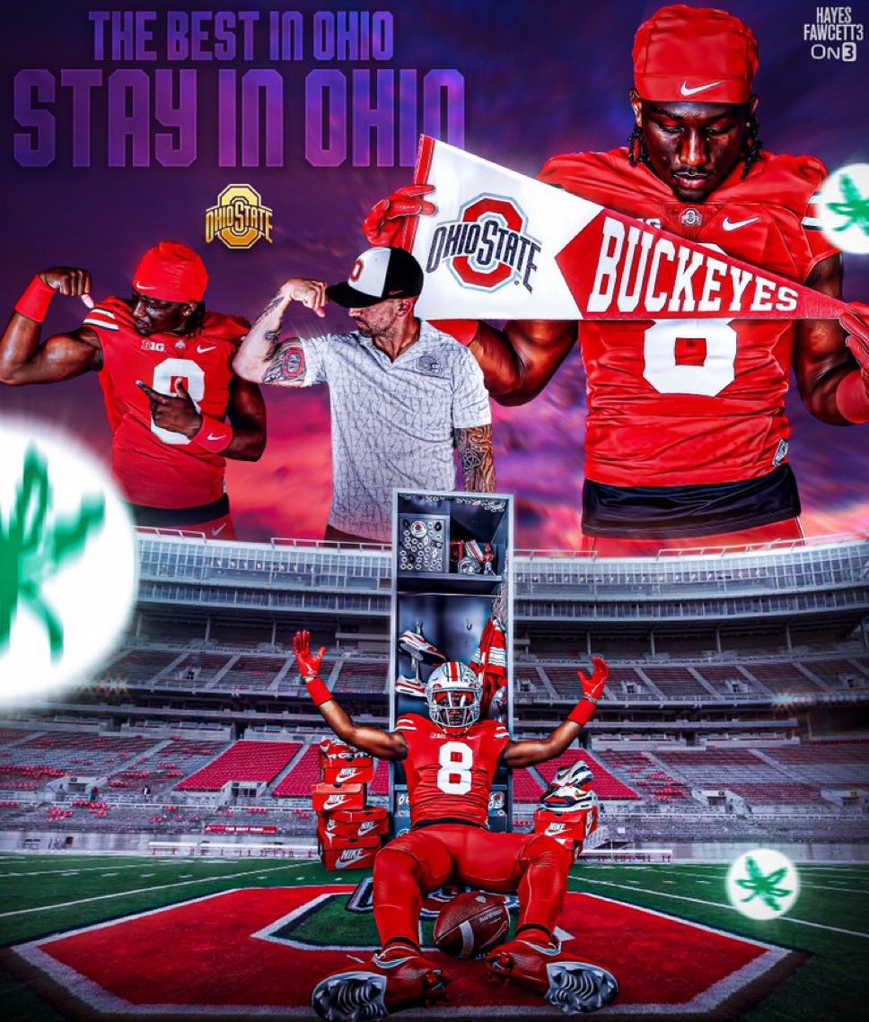 BarstoolOSU's tweet photo. BOOM‼️‼️LB Cincere Johnson has Committed to Ohio State per @Hayesfawcett3 https://t.co/pzZOgNxJo4