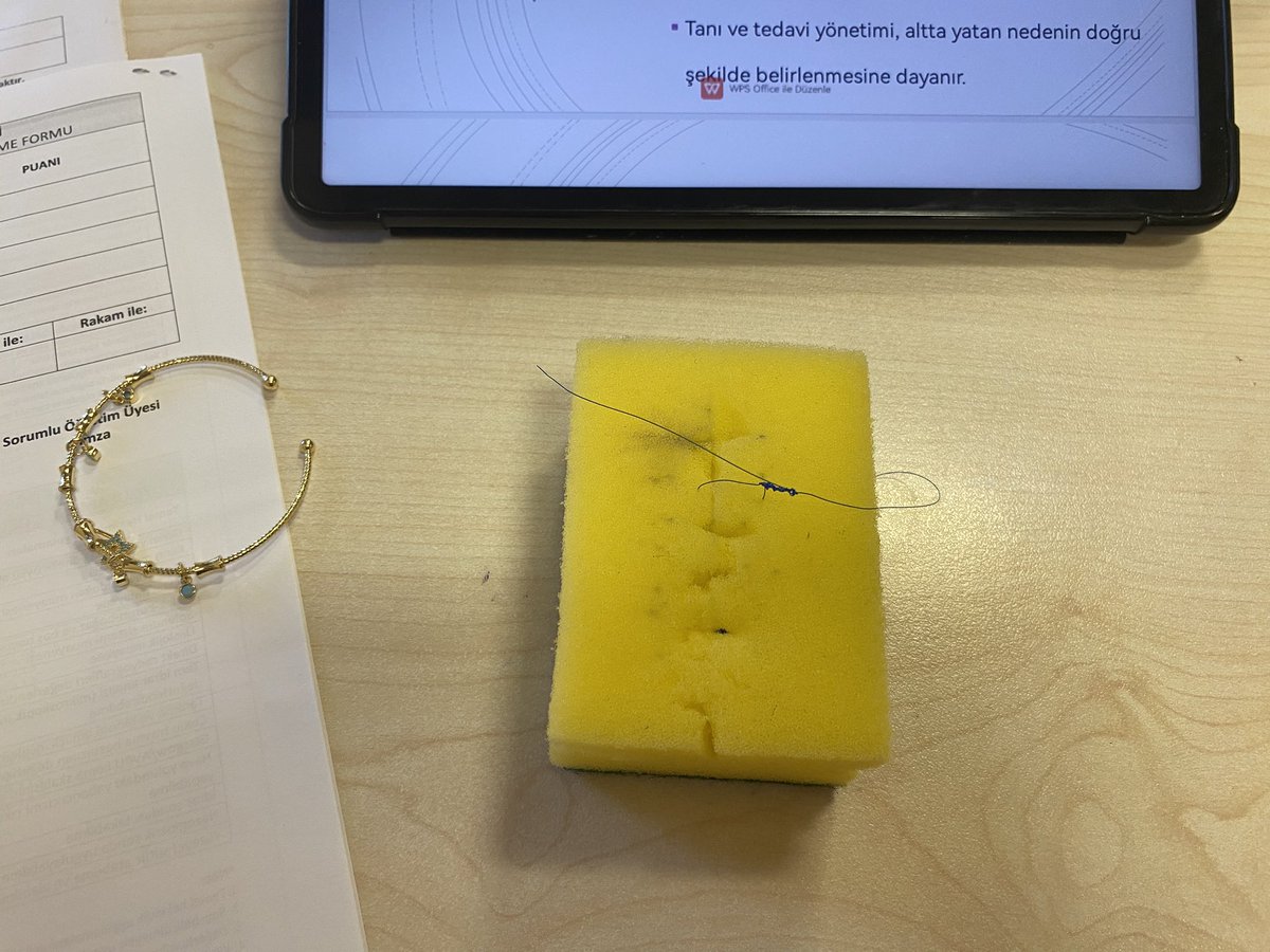 Cerrahi düğümü atarken çok şey düşünüyor insan 🪡