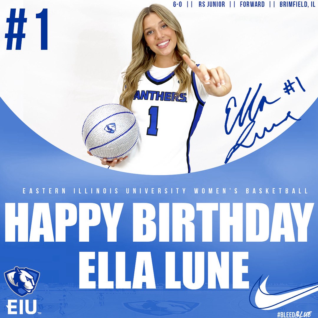 Please join us in wishing a Happy Birthday to Ella Lune🎂🥳🎈

#BleedBlue