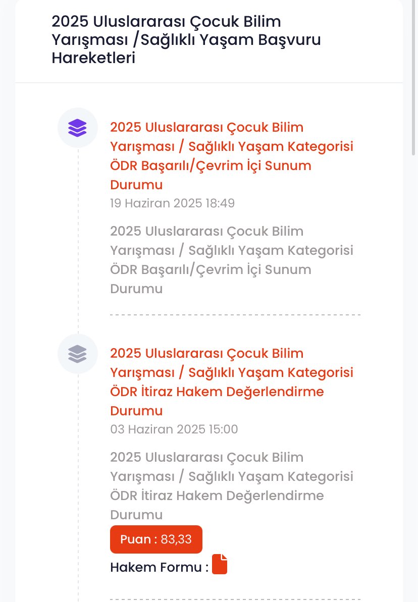 MedAssist Takımımız, TEKNOFEST 2025 Uluslararası Çocuk Bilim Yarışması ilkokul Kategorisinde yarı finale yükselmiştir!

Öğrencilerimizin azmi, öğretmenimizin özverili rehberliği ve takım ruhuyla elde edilen bu büyük başarıyı tebrik ediyoruz.👏🏻