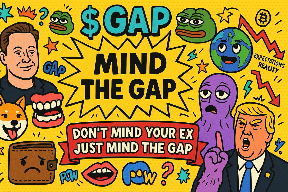 Crypto Queen ๐ธ (@cryptomat4091) on Twitter photo ๐จ $100 $GAP MEME CONTEST! ๐จ
See a space? Thatโs a meme. ๐ง ๐ฅ
๐ฏ Find a GAP in life โ like:
๐ฆท Between your teeth
๐ Train doors
๐ธ Wallet
๐ข Post on X (Twitter)
โ
Tag <a href="/dollar_gap/">MIND THE GAP</a>
โ
Use #GAPcontest + $GAP
โ
Share post link in Telegram
๐ Best memes win $100 in $GAP!
๐ฒ ๐จ $100 $GAP MEME CONTEST! ๐จ
See a space? Thatโs a meme. ๐ง ๐ฅ
๐ฏ Find a GAP in life โ like:
๐ฆท Between your teeth
๐ Train doors
๐ธ Wallet
๐ข Post on X (Twitter)
โ
Tag <a href="/dollar_gap/">MIND THE GAP</a>
โ
Use #GAPcontest + $GAP
โ
Share post link in Telegram
๐ Best memes win $100 in $GAP!
๐ฒ